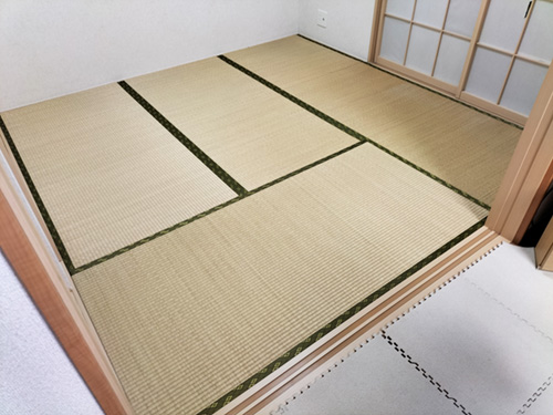 壁面収納施工前